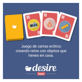 Juego de cartas Desire